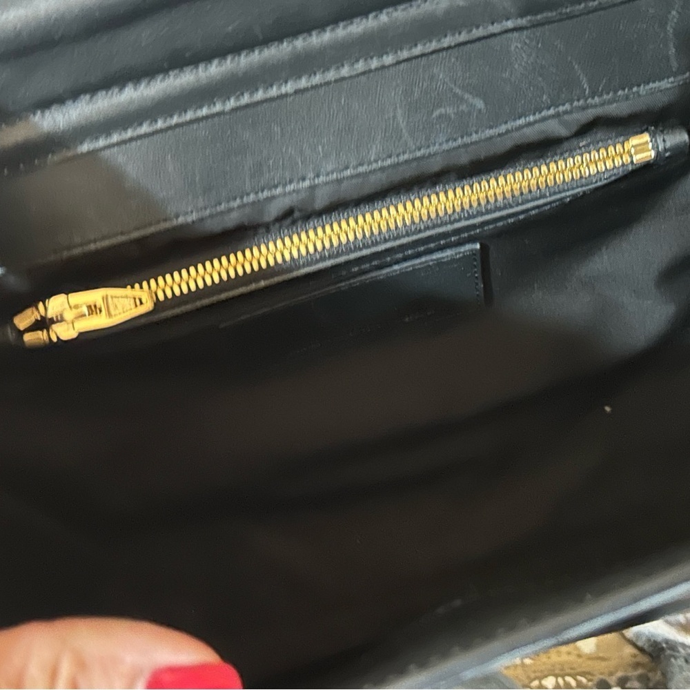 Alexander Wang Black Leather Structured Satchel Top Handle Crossbody Work Bag - Picture 12 of 12